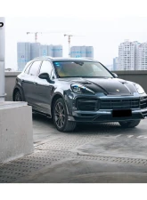 Porsche Carbonado DryCF MSY Style Front Lip 2018-2023 Cayenne Turbo 9Y0.1T-KG-MSY-FL                                     - DRYCF9Y0.1T-KG-MSY-FL - Image 9