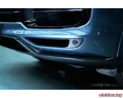 Porsche Carbonado DryCF GT Style Front Lip 2018-2023 Cayenne Turbo 9Y0.1T-KG-TurboGT-FL - DRYCF9Y0.1T-KG-TurboGT-FL