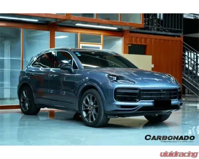 Porsche Carbonado DryCF GT Style Front Lip 2018-2023 Cayenne Turbo 9Y0.1T-KG-TurboGT-FL - DRYCF9Y0.1T-KG-TurboGT-FL