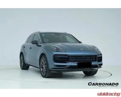 Porsche Carbonado DryCF GT Style Front Lip 2018-2023 Cayenne Turbo 9Y0.1T-KG-TurboGT-FL - DRYCF9Y0.1T-KG-TurboGT-FL