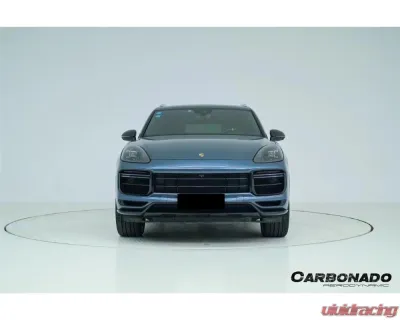 Porsche Carbonado DryCF GT Style Front Lip 2018-2023 Cayenne Turbo 9Y0.1T-KG-TurboGT-FL - DRYCF9Y0.1T-KG-TurboGT-FL