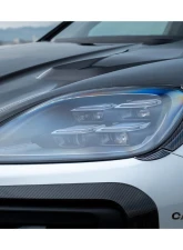 Carbonado DryCF MSY Style Headlight Eyelid Eyebrow Cover Porsche Cayenne 2024-2025                                     - DRYCF9Y0.2-KG-MSY-EB - Image 2