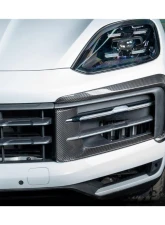 Carbonado DryCF MSY Style Front Bumper Vent Trims Porsche Cayenne 2024-2025                                     - DRYCF9Y0.2-KG-MSY-FBVT - Image 4