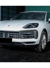 Carbonado DryCF MSY Style Front Bumper Vent Trims Porsche Cayenne 2024-2025                                     - DRYCF9Y0.2-KG-MSY-FBVT - Image 8