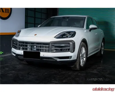 Carbonado DryCF MSY Style Front Bumper Vent Trims Porsche Cayenne 2024-2025 - DRYCF9Y0.2-KG-MSY-FBVT