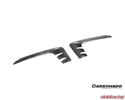 Carbonado Carbon Fiber Front Bumper Side Vent Cover for Porsche Cayenne 2024-2025 - DRYCF9Y0.2-KG-OEM-FBVC