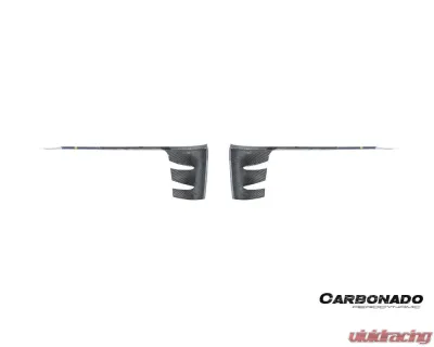 Carbonado Carbon Fiber Front Bumper Side Vent Cover for Porsche Cayenne 2024-2025 - DRYCF9Y0.2-KG-OEM-FBVC