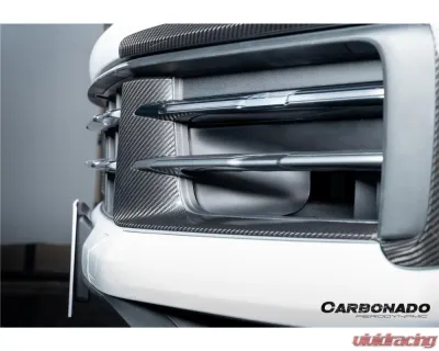 Carbonado Carbon Fiber Front Bumper Side Vent Cover for Porsche Cayenne 2024-2025 - DRYCF9Y0.2-KG-OEM-FBVC