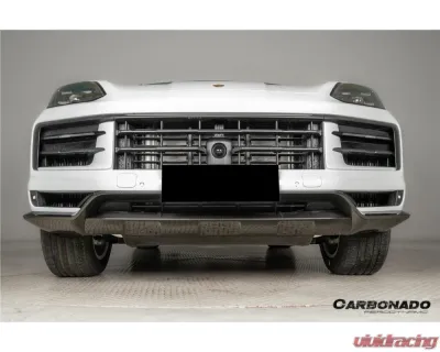 Porsche Carbonado DryCF OEM Style Front Lip for 2024-2025 Cayenne S, E-Hybrid, Coupe - DRYCF9Y0.2-KG-OEM-FL