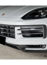 Porsche Carbonado DryCF OEM Style Front Lip for 2024-2025 Cayenne S, E-Hybrid, Coupe                                     - DRYCF9Y0.2-KG-OEM-FL - Image 8