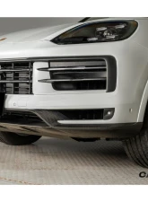 Porsche Carbonado DryCF OEM Style Front Lip for 2024-2025 Cayenne S, E-Hybrid, Coupe                                     - DRYCF9Y0.2-KG-OEM-FL - Image 10