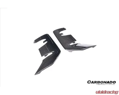 Carbonado DryCF OEM Style Front Bumper Side Vent Cover for Porsche 9Y0.2 Turbo GT 2024-2025 - DRYCF9Y0.2TG-KG-OEM-FBVT