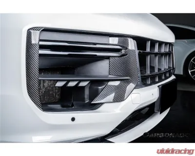 Carbonado DryCF OEM Style Front Bumper Side Vent Cover for Porsche 9Y0.2 Turbo GT 2024-2025 - DRYCF9Y0.2TG-KG-OEM-FBVT