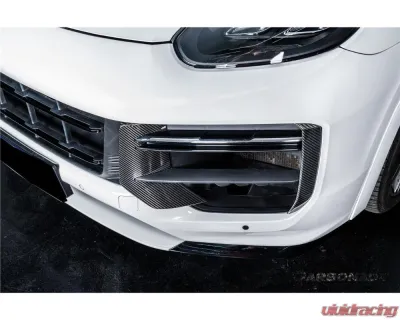 Carbonado DryCF OEM Style Front Bumper Side Vent Cover for Porsche 9Y0.2 Turbo GT 2024-2025 - DRYCF9Y0.2TG-KG-OEM-FBVT
