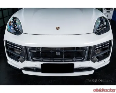 Carbonado DryCF OEM Style Front Bumper Side Vent Cover for Porsche 9Y0.2 Turbo GT 2024-2025 - DRYCF9Y0.2TG-KG-OEM-FBVT