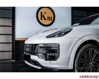 Carbonado DryCF OEM Style Front Bumper Side Vent Cover for Porsche 9Y0.2 Turbo GT 2024-2025 - DRYCF9Y0.2TG-KG-OEM-FBVT