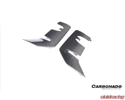 Carbonado DryCF OEM Style Front Bumper Side Vent Cover for Porsche 9Y0.2 Turbo GT 2024-2025 - DRYCF9Y0.2TG-KG-OEM-FBVT