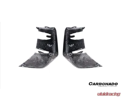 Carbonado DryCF OEM Style Front Bumper Side Vent Cover for Porsche 9Y0.2 Turbo GT 2024-2025 - DRYCF9Y0.2TG-KG-OEM-FBVT