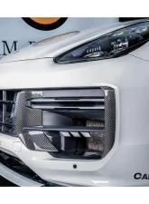 Carbonado DryCF OEM Style Front Bumper Side Vent Cover for Porsche 9Y0.2 Turbo GT 2024-2025                                     - DRYCF9Y0.2TG-KG-OEM-FBVT - Image 8