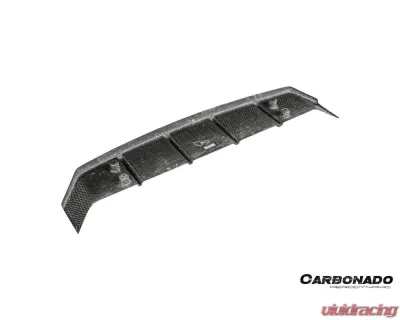 Carbonado DryCF KT Style Rear Diffuser Porsche Cayenne 2018-2025 - DRYCF9Y0SD-KG-KT-RL