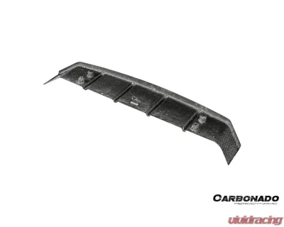 Carbonado DryCF KT Style Rear Diffuser Porsche Cayenne 2018-2025 - DRYCF9Y0SD-KG-KT-RL