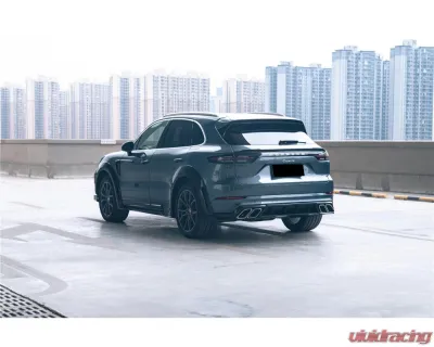 Porsche Carbonado DryCF MSY Style Trunk Spoiler 2018-2025 Cayenne S E-Hybrid Turbo - DRYCF9YA-KG-MSY-TS
