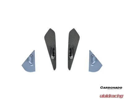 Porsche Cayenne Carbonado DryCF Turbo Style Roof Spoiler 2018-2025 9Y0 9YA - DRYCFCayenne9Y0-KG-Turbo-RS