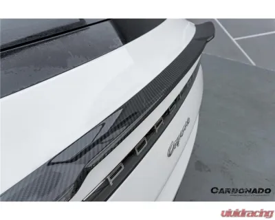 Porsche Cayenne 2018-2025 Carbonado DryCF KT Style Trunk Spoiler Coupe Only - DRYCFCayenne9Y0Coupe-KG-KT-TS