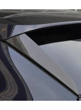 Carbonado DryCF KT Style Rear Window Side Trims Porsche Cayenne 2018-2025                                     - DRYCFCayenne9Y0Coupe-KG-KT-WST - Image 2