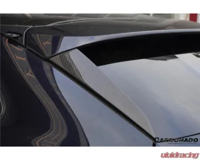 Carbonado DryCF KT Style Rear Window Side Trims Porsche Cayenne 2018-2025 - DRYCFCayenne9Y0Coupe-KG-KT-WST