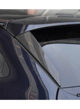 Carbonado DryCF KT Style Rear Window Side Trims Porsche Cayenne 2018-2025                                     - DRYCFCayenne9Y0Coupe-KG-KT-WST - Image 3