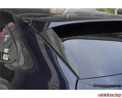 Carbonado DryCF KT Style Rear Window Side Trims Porsche Cayenne 2018-2025 - DRYCFCayenne9Y0Coupe-KG-KT-WST
