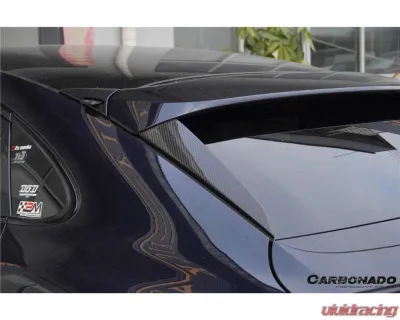 Carbonado DryCF KT Style Rear Window Side Trims Porsche Cayenne 2018-2025 - DRYCFCayenne9Y0Coupe-KG-KT-WST