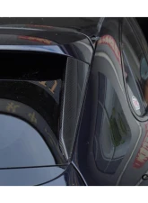 Carbonado DryCF KT Style Rear Window Side Trims Porsche Cayenne 2018-2025                                     - DRYCFCayenne9Y0Coupe-KG-KT-WST - Image 5