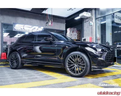 Aston Martin Carbonado Dry Carbon Fiber Front Bumper with Lights for DBX 2021-2024 - DRYFGCFDBX-MAN707-FB