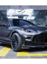 Aston Martin Carbonado Dry Carbon Fiber Front Bumper with Lights for DBX 2021-2024                                     - DRYFGCFDBX-MAN707-FB - Image 9