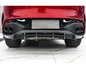 Carbonado DryCF 707 Style Rear Bumper w/ Exhaust Tips Aston Martin DBX 2021-2024