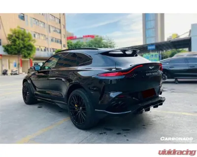 Carbonado DryCF 707 Style Rear Bumper w/ Exhaust Tips Aston Martin DBX 2021-2024 - DRYCFDBX-MAN707-RB