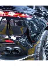 Carbonado DryCF 707 Style Rear Bumper w/ Exhaust Tips Aston Martin DBX 2021-2024                                     - DRYCFDBX-MAN707-RB - Image 12
