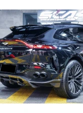 Carbonado DryCF 707 Style Rear Bumper w/ Exhaust Tips Aston Martin DBX 2021-2024                                     - DRYCFDBX-MAN707-RB - Image 14