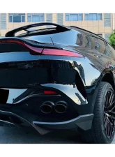 Carbonado DryCF 707 Style Rear Bumper w/ Exhaust Tips Aston Martin DBX 2021-2024                                     - DRYCFDBX-MAN707-RB - Image 8