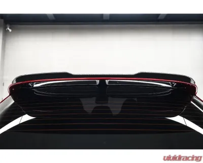 Aston Martin DBX 2021-2024 Dry Carbon Fiber Roof Spoiler DBX-MAN707-RS - DRYCFDBX-MAN707-RS