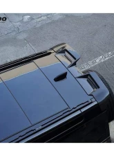 Carbonado DryCF Rock Style Rear Roof Spoiler Land Rover Defender 2020-2024                                     - DRYCFDefender-BF-Rock-RS - Image 5