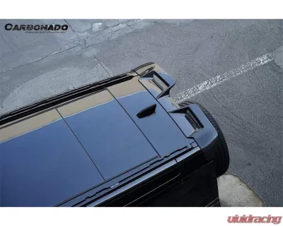 Carbonado DryCF Rock Style Rear Roof Spoiler Land Rover Defender 2020-2024 - DRYCFDefender-BF-Rock-RS
