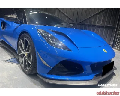 Carbonado DryCF OD Style Front Bumper Canards Lotus Emira 2021-2024 - DRYCFEmira-OD-CRD