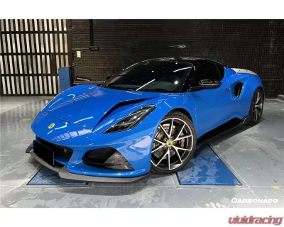 Lotus Emira 2021-2024 Carbonado DryCF OD Style Front Lip Splitter - Part No: Emira-OD-FL - DRYCFEmira-OD-FL