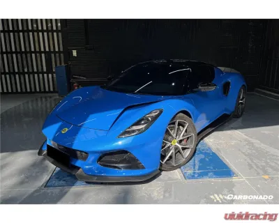 Lotus Emira 2021-2024 Carbonado DryCF OD Style Front Lip Splitter - Part No: Emira-OD-FL - DRYCFEmira-OD-FL