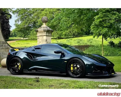 Lotus Emira 2021-2024 Carbonado DryCF OD Style Front Lip Splitter - Part No: Emira-OD-FL - DRYCFEmira-OD-FL