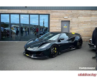 Lotus Emira 2021-2024 Carbonado DryCF OD Style Front Lip Splitter - Part No: Emira-OD-FL - DRYCFEmira-OD-FL