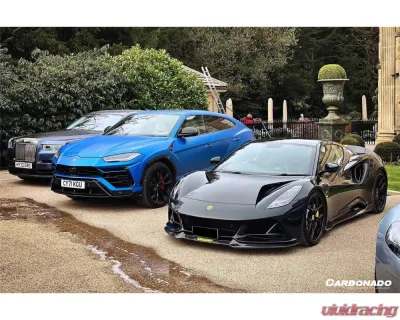 Lotus Emira 2021-2024 Carbonado DryCF OD Style Front Lip Splitter - Part No: Emira-OD-FL - DRYCFEmira-OD-FL